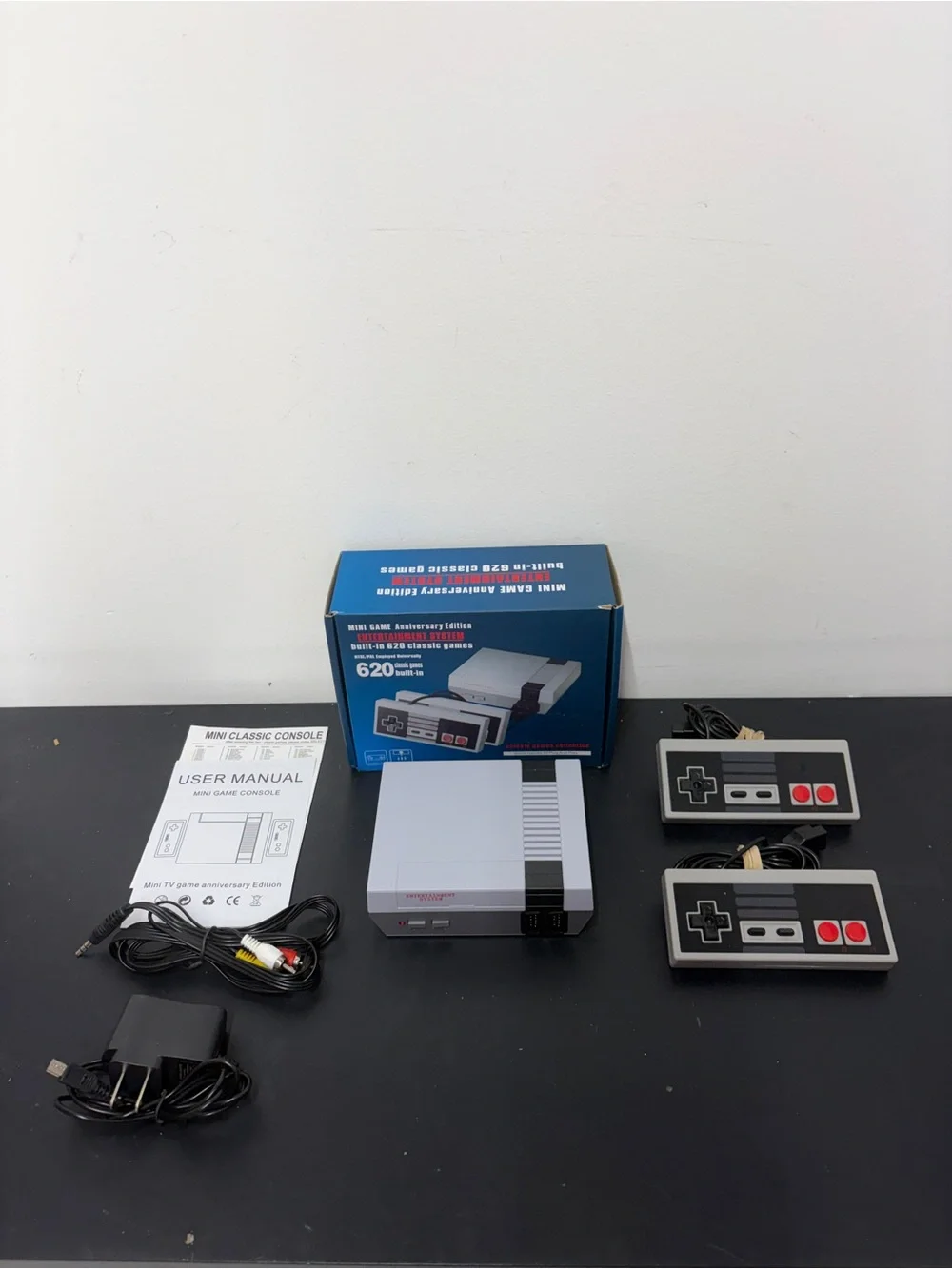 MINI GAME Anniversary Edition Entertainment System 620 Classic Games Built-in